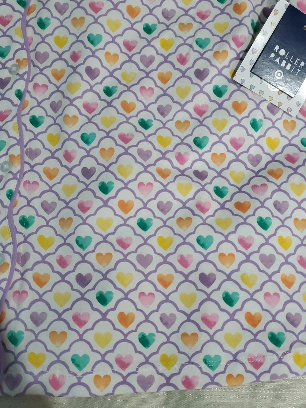 Roller Rabbit x Target Geo Heart Pajama Set - Picture 3 of 10